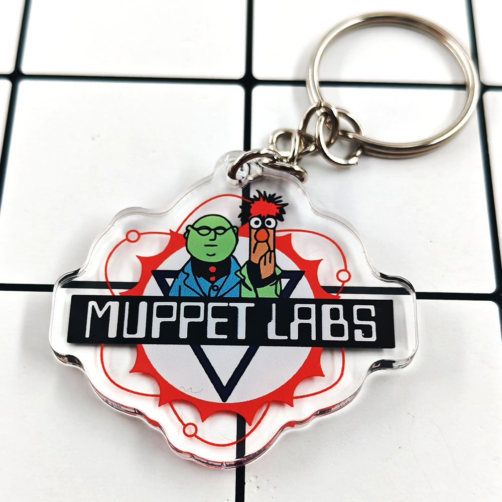 Science Bob - Muppet Labs Transparante plastic sleutelhanger Cartoon