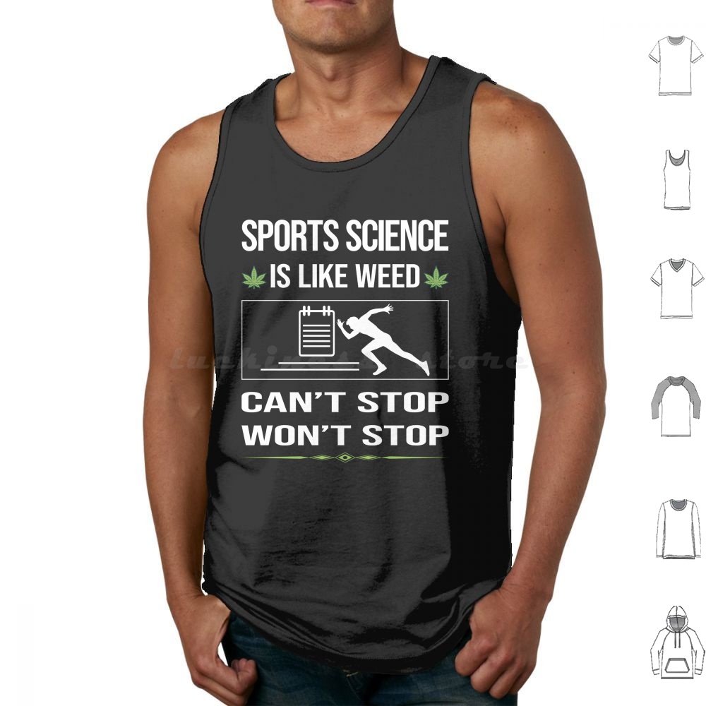 Science And Hobby - Grappige 'Can't Stop Sports Science' tanktops