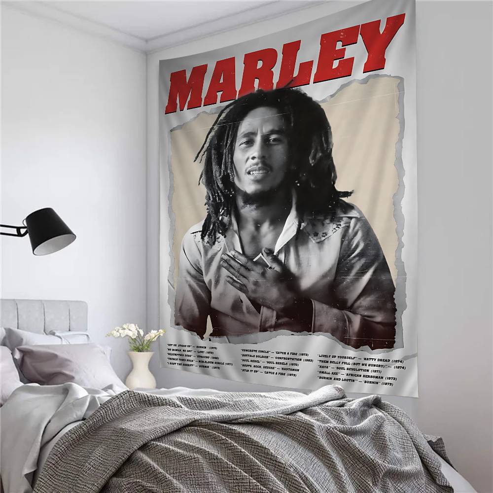 Science Bob - Zanger Vintage B-bob M-marley Tapestry Art