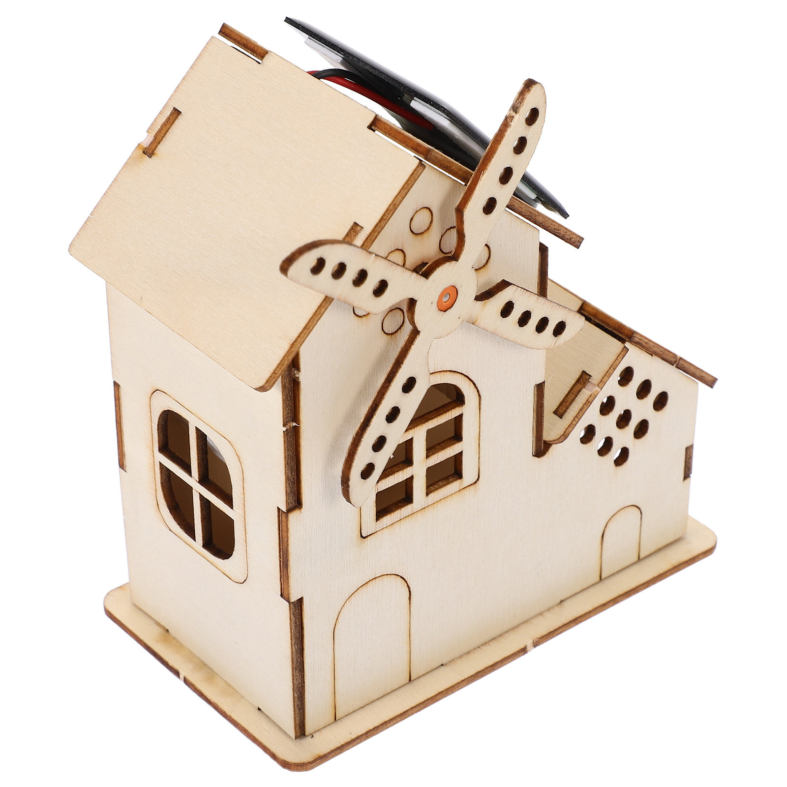 Science Project Kit - 1Set Zonne-Windmolen Bouwpakket Wetenschap Kit Kinderen