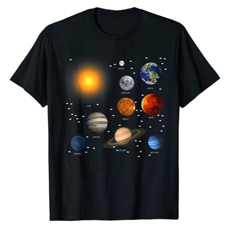 Science And Hobby - Ons Zonnestelsel, Wetenschappelijk Onderwijs T-Shirt Ruimteliefhebber