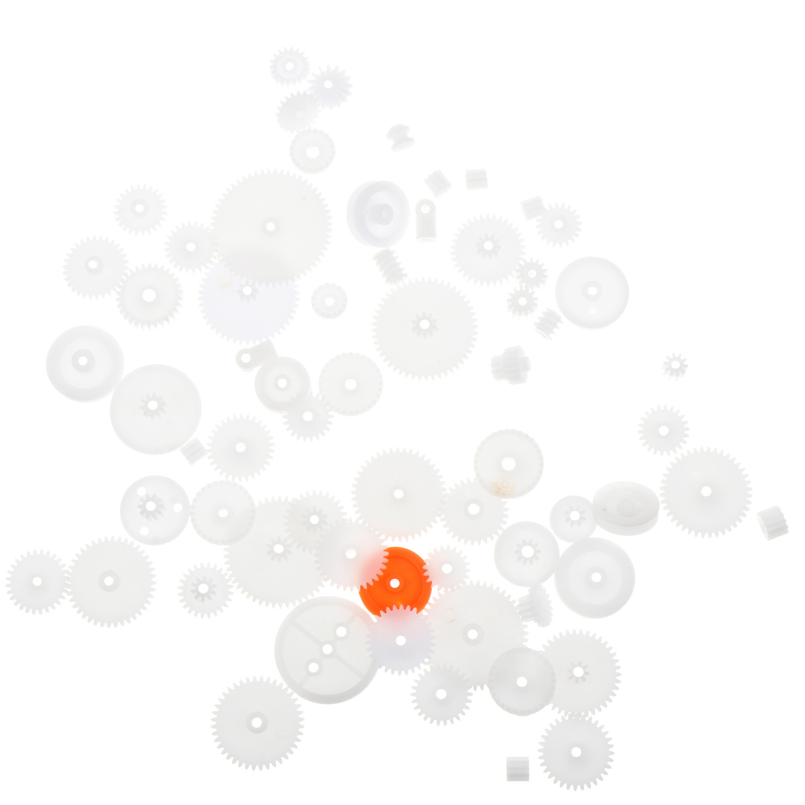 Science Project Robot - 64-delige premium plastic tandwielassortimentset voor doe-het-zelf