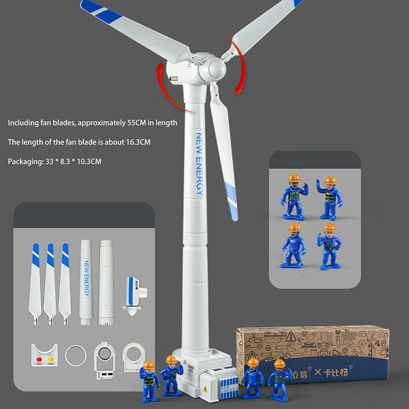Science Toy - Simulatiespeelgoed voor windturbinemodel voor kinderen -
