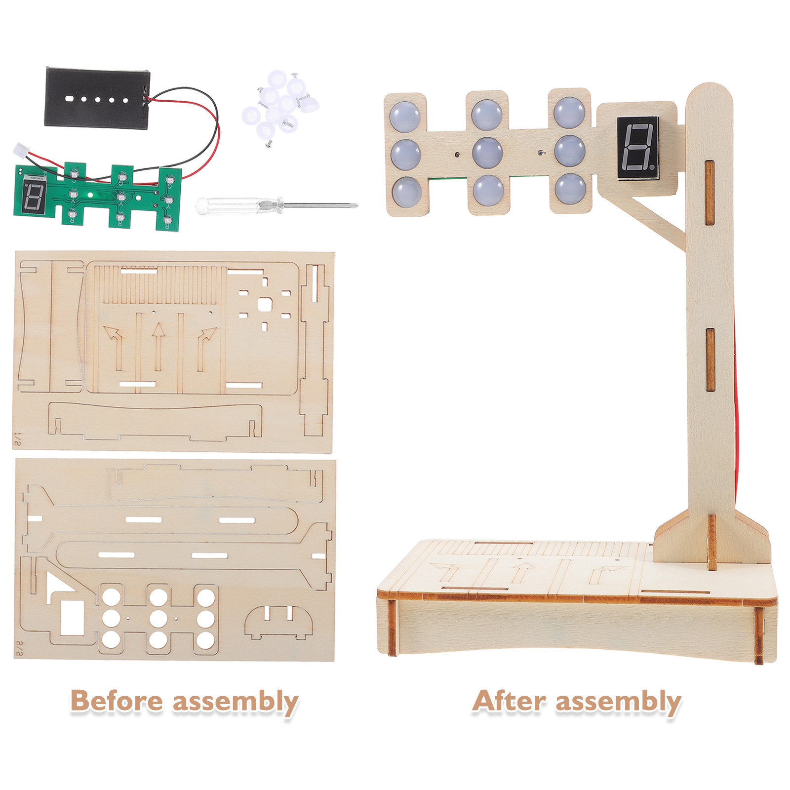 1Set Verkeerslicht Educatieve  - Science Project Kit recensie en prijs