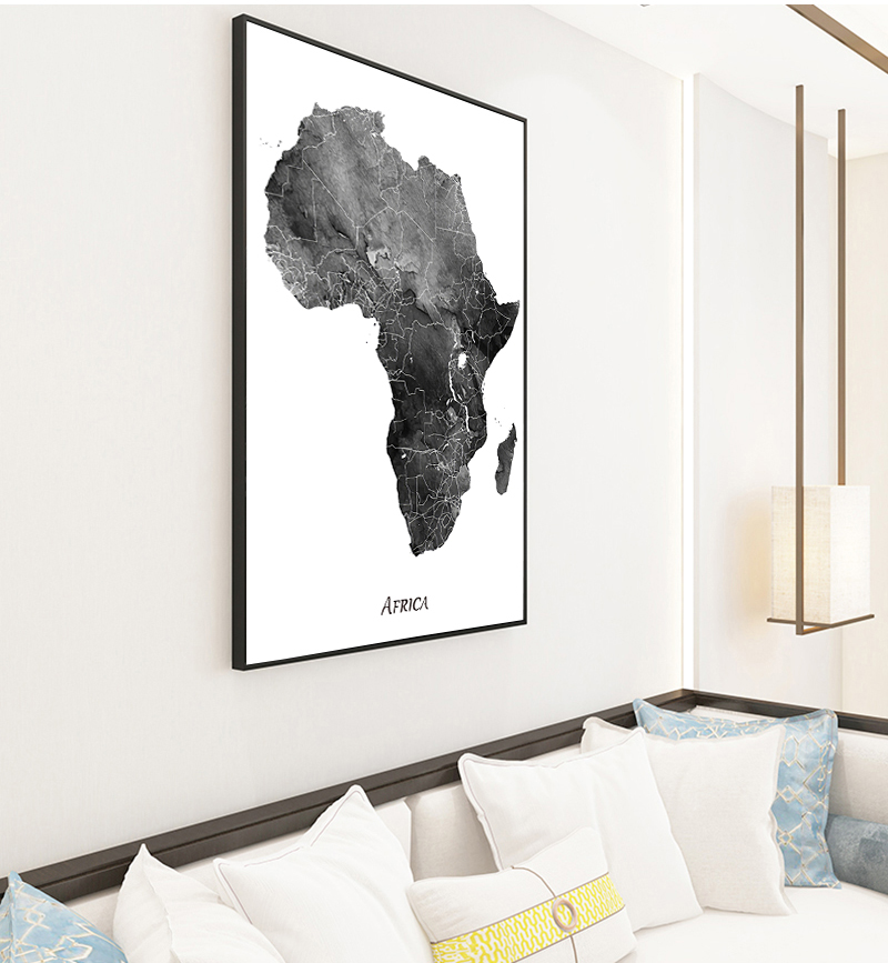Afrika kaart posters en prints - Star Map Poster recensie en prijs