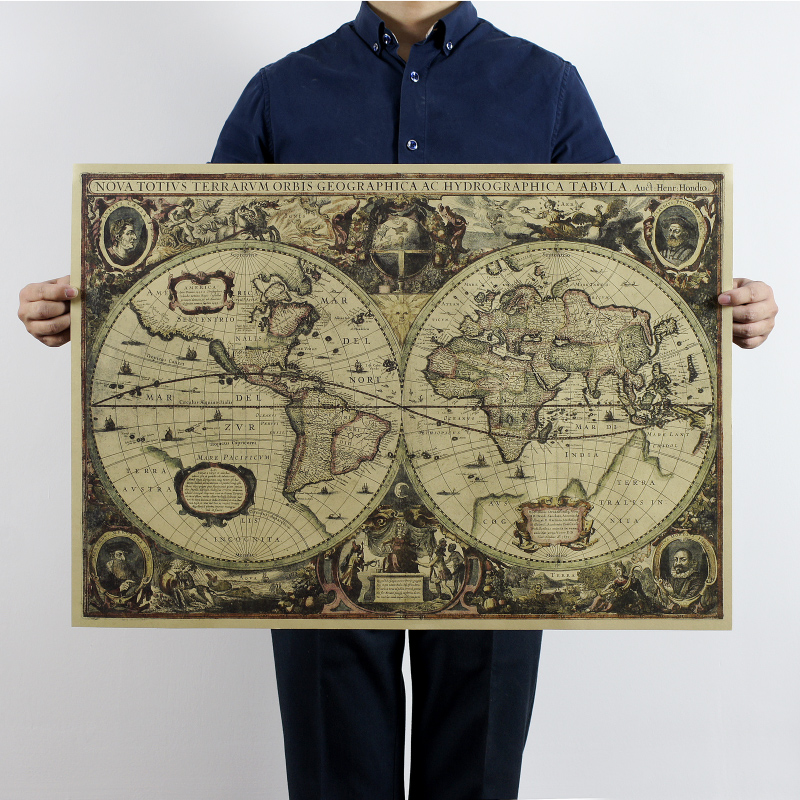 1641 oude nautische grafiek we - Star Map Poster recensie en prijs