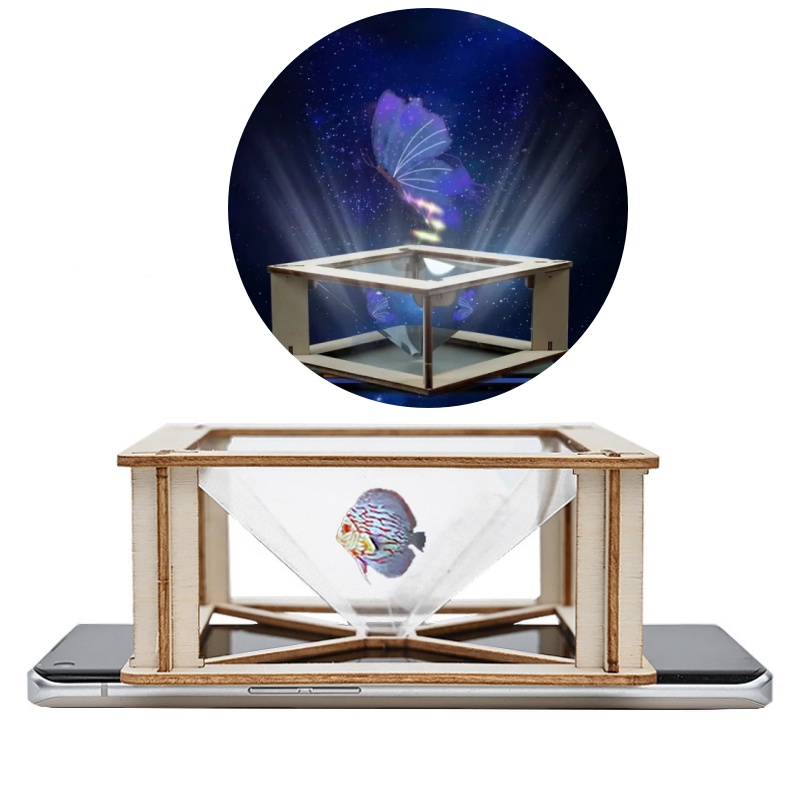 DIY 3D holografische projector - Science Project Kit recensie en prijs