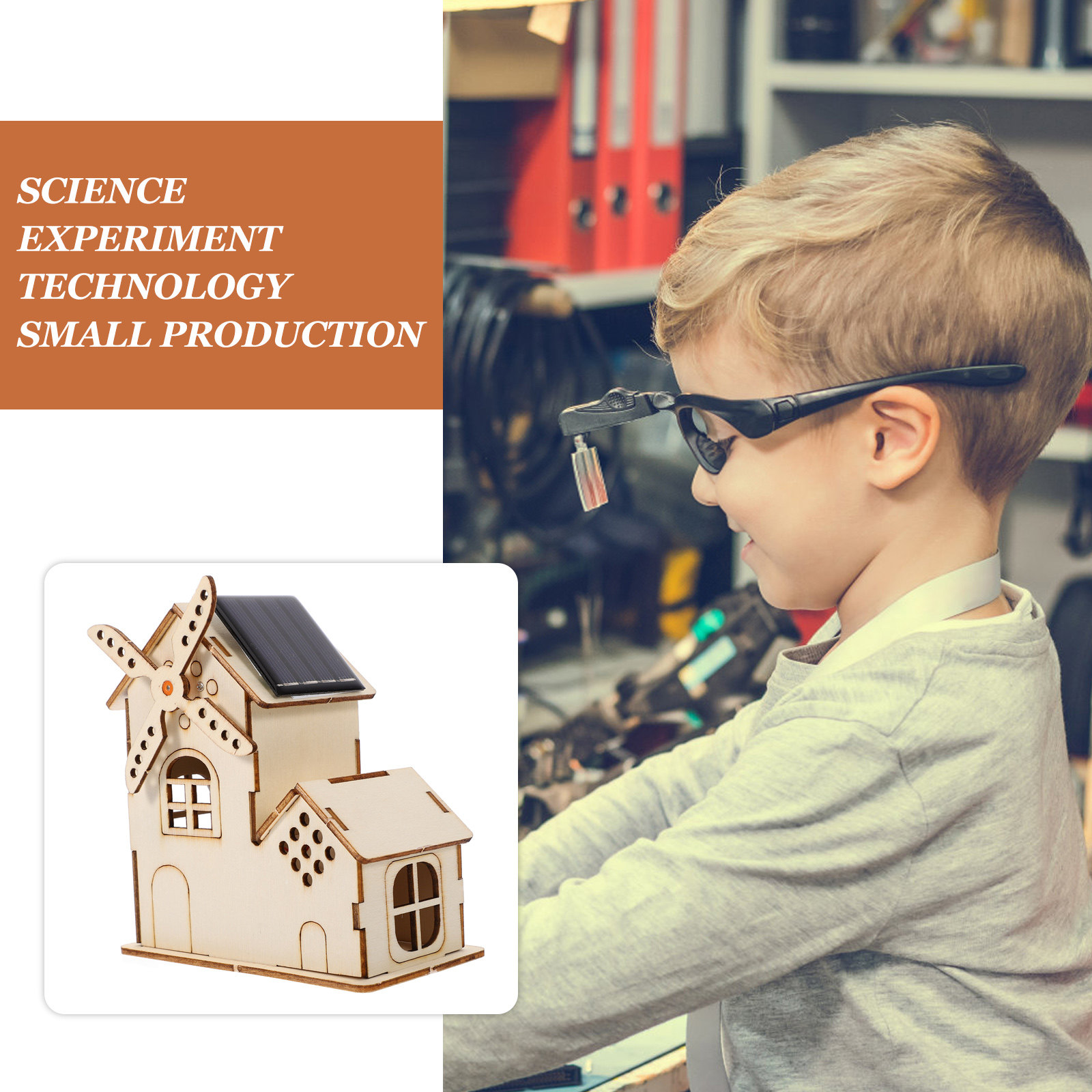 1Set Zonne-Windmolen Bouwpakke - Science Project Kit recensie en prijs